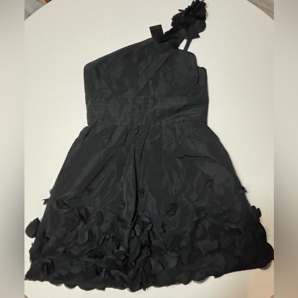 BCBGMaxAzria Black Floral Kids Dress. Runs small. Brand new, never worn.
